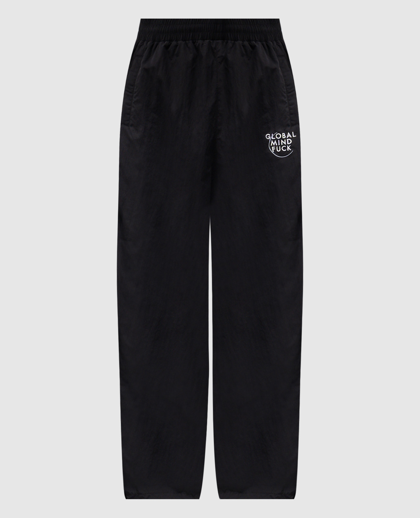 

Черные спортивные брюки с логотипом, Черный, Спортивные штаны