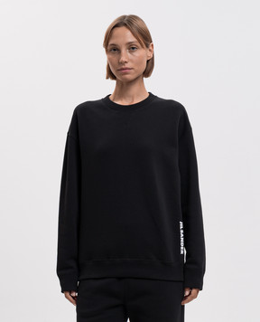 Jil Sander Черный свитшот с принтом логотипа J02GU0122J20128