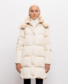 Moncler Пуховик Litte цвета айвори L20931C00012539ZD