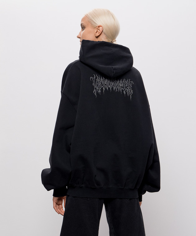 Vetements Черные худи COF Sacrifice MH27HD205Bw изображение 4