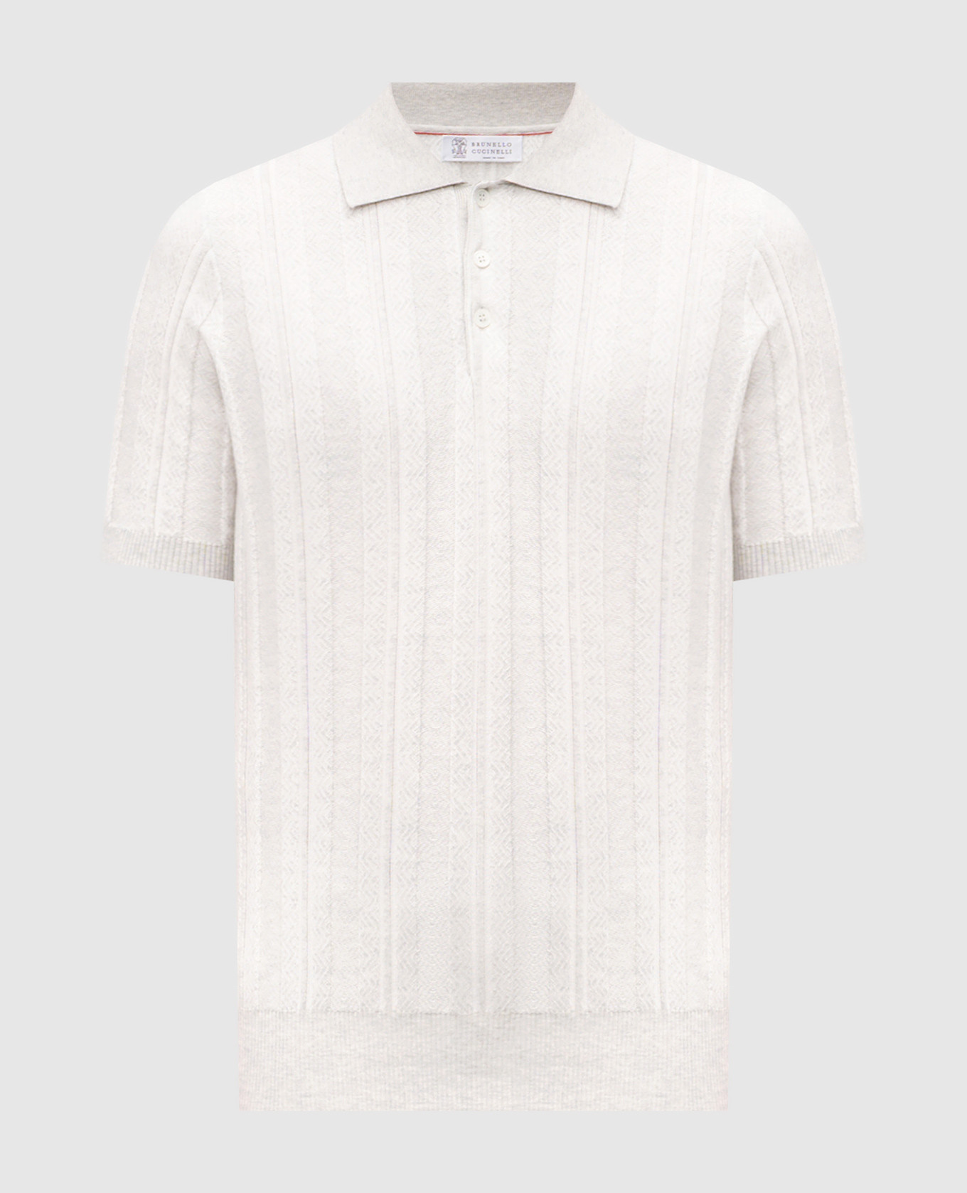 

Серое поло в узор, Серый, Поло