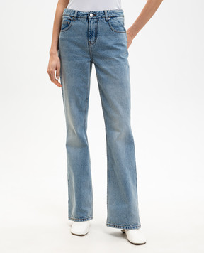 Ami Paris Синие джинсы клеш FTR873DE0046