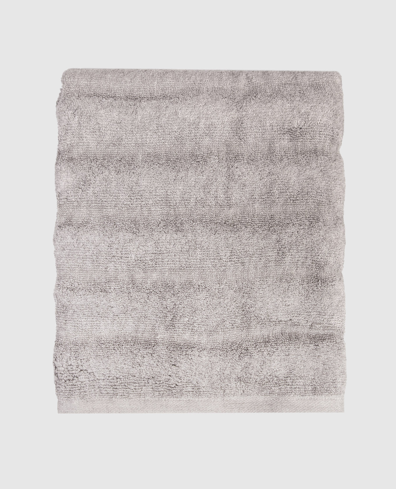 Махровое полотенце для рук ASH RIBBED серого цвета