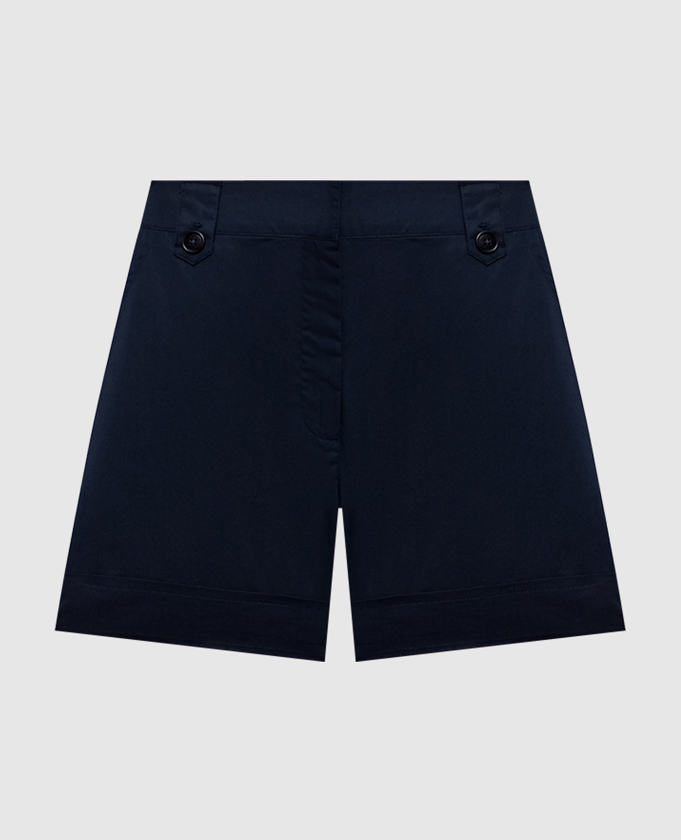 Синие шорты из хлопка