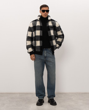 Givenchy Куртка в клітинку з вовною BM01HU31AY