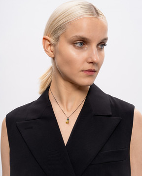 Saint Laurent Серебристая цепочка Pineapple 859882Y1521