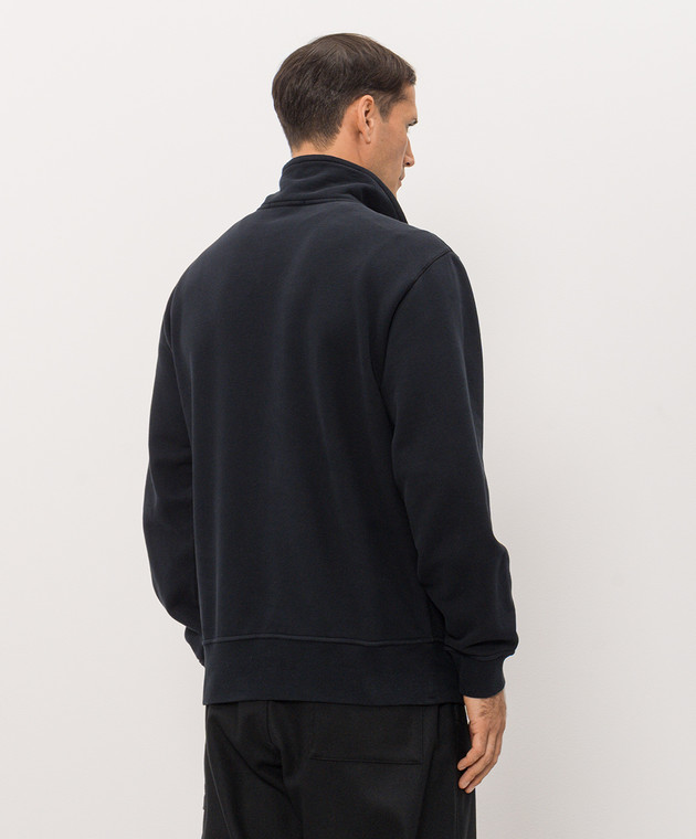 Stone Island Синій светр з блискавкою L2S156100021S0A20 зображення 4