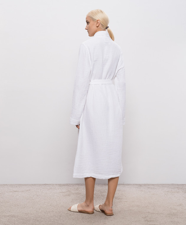 L'Appartement Белый халат Plush PLUSHAIRPLYBATHROBE изображение 4