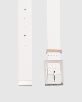 Dondup Белый кожаный ремень с логотипом WC325PL0661DXXX