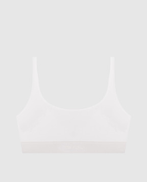 Tom Ford Белый топ с логотипом узором BRJ016JEX166