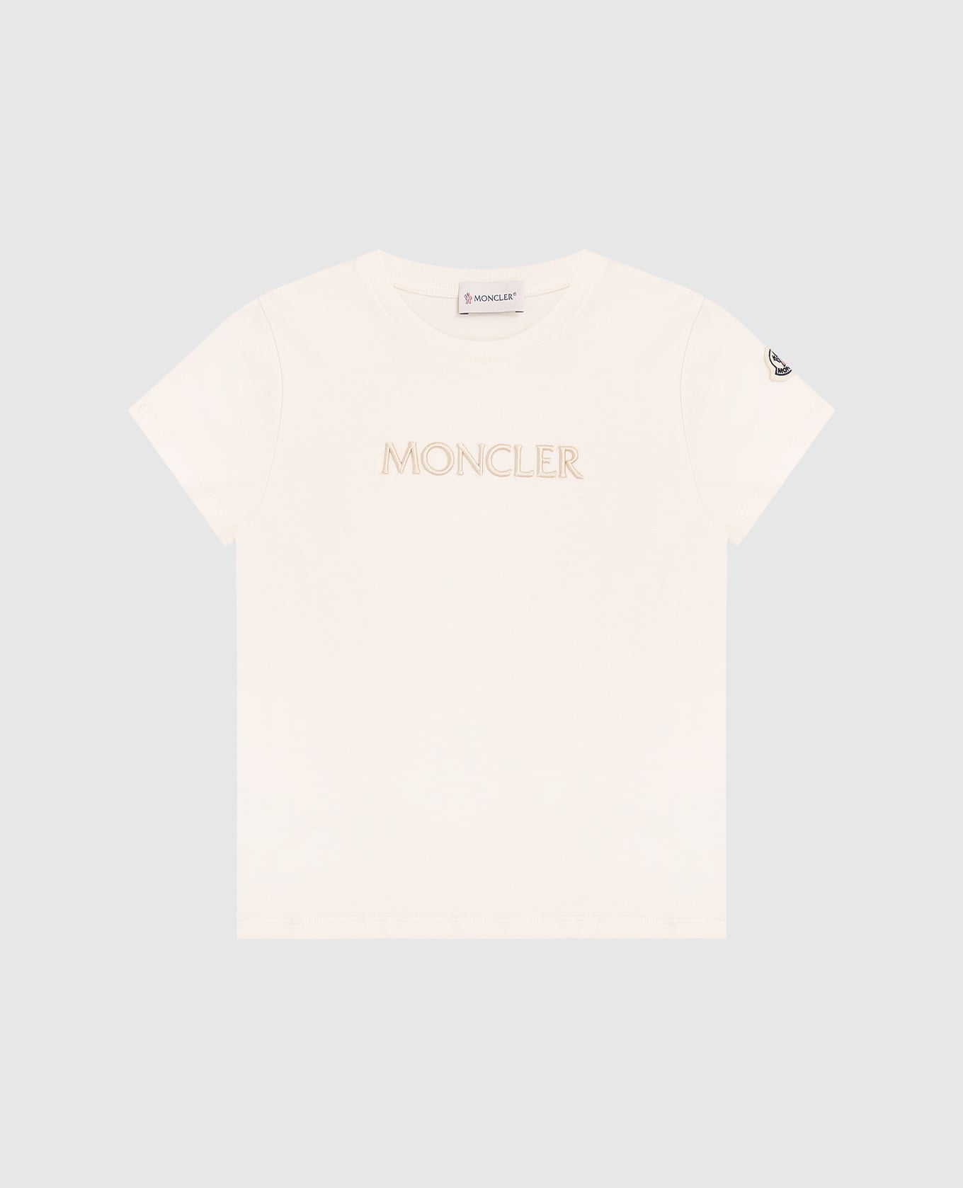 Детская футболка с вышивкой логотипа