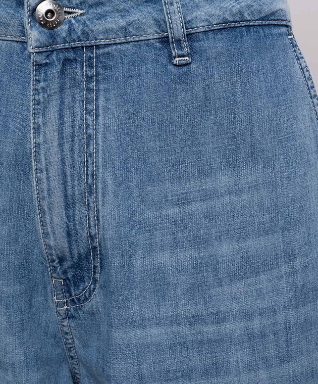 MooRER Голубые джинсы CABIRIAN-J эффектом потертости CABIRIANJLGDLIGHTBLU изображение 5