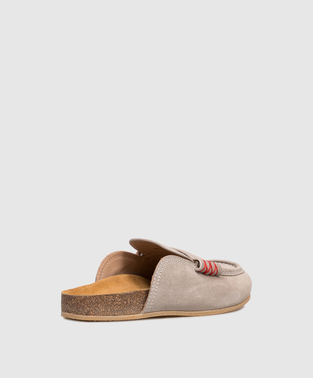 Babe Pay Pls Сірі замшеві мюлі SABOT зображення 3