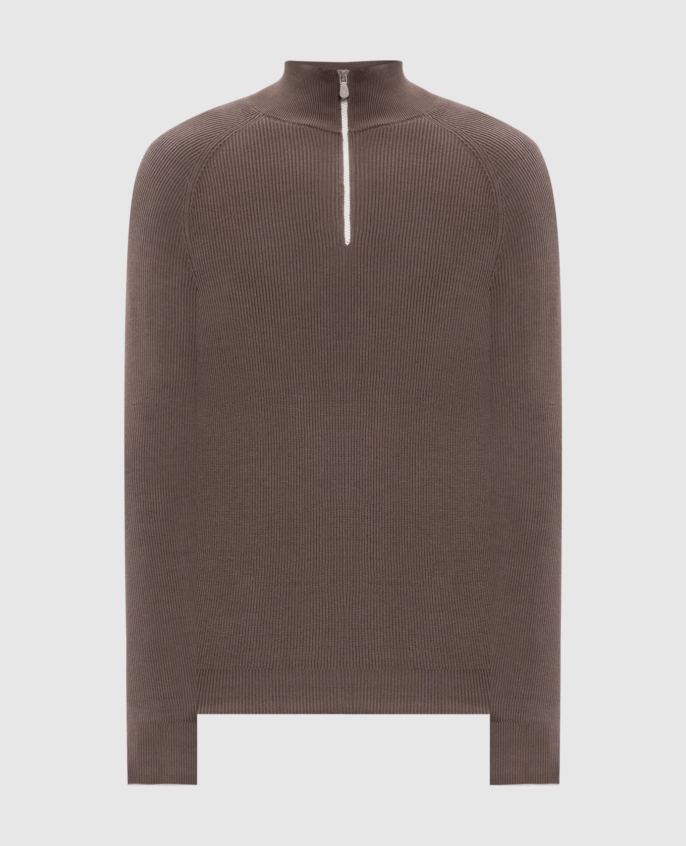 Коричневый джемпер