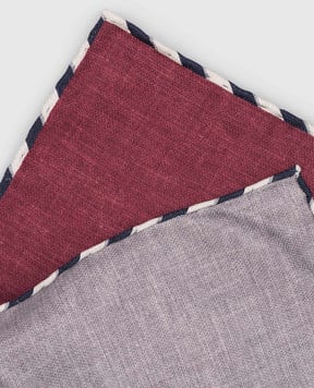 Brunello Cucinelli Двостороння хустка-паше із шовку MX8650091
