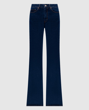 Ami Paris Синие джинсы клеш с патчем логотипа FTR420DE0104