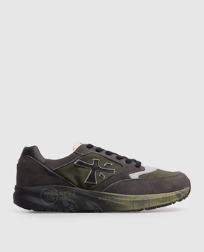 Premiata Детские комбинированные кроссовки Demi 322394613640