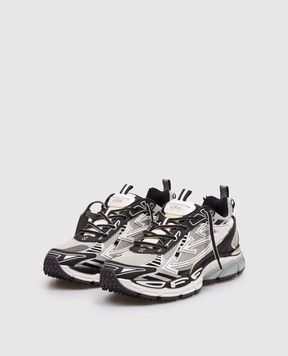 Off-White Серые комбинированные кроссовки Be Right Back OMIA295C99FAB001