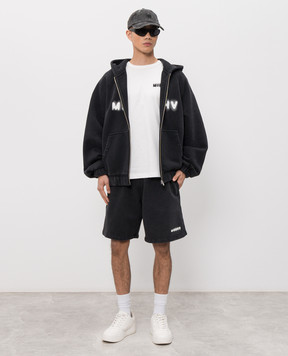 Misbhv Біла футболка з принтом логотипа 250M115