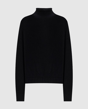 Khaite Чорний светр Juniper з кашеміру 18050650