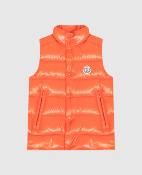 Moncler ENFANT Оранжевый пуховый жилет Tib L29541A1262068950