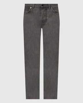 Stone Island Сірі джинси з патчем логотипа L2S14J100005S0J35