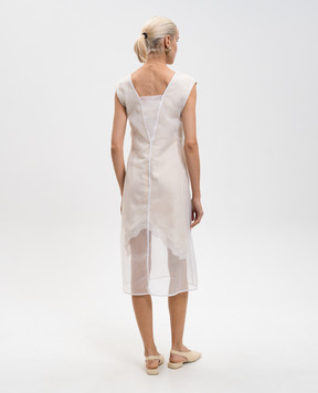 Jil Sander Бежевое платье из шерсти J03CT0536J70211