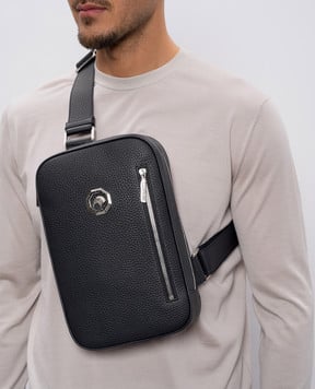 Stefano Ricci Синяя кожаная сумка-слинг с эмблемой ND200PVD