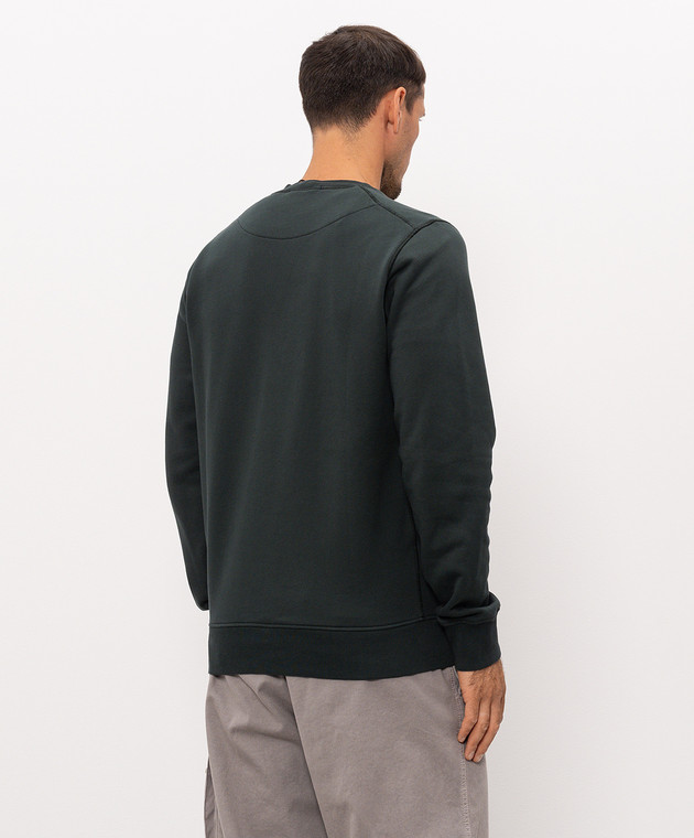Stone Island Зелений світшот з патчем логотипа L2S156100060S0051 зображення 4