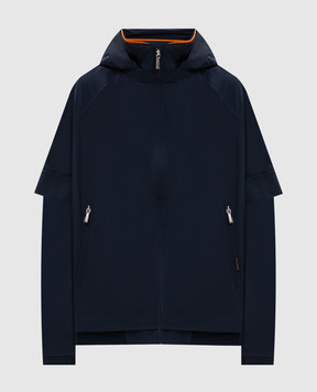 MooRER Синяя ветровка BELFRY со съемными рукавами BELFRYG7
