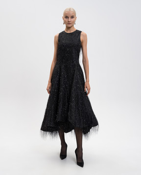 16Arlington Черное платье миди Tansi DMD660AW2501