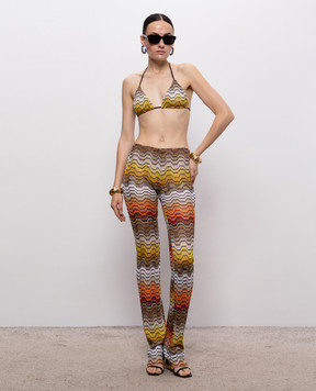 Missoni Штани кльош у візерунок MS26SI06BR015D