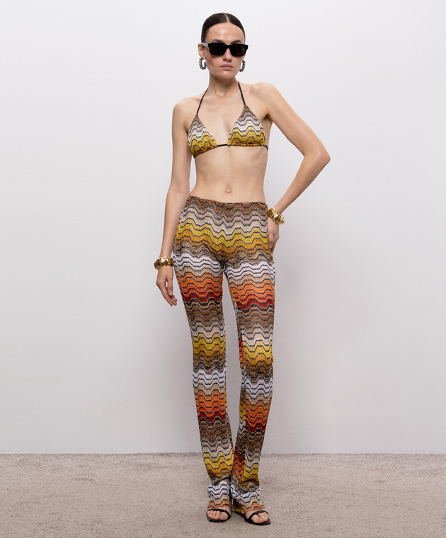 Missoni Штани кльош у візерунок MS26SI06BR015D зображення 2
