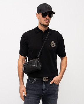 Dolce&Gabbana Черная кожаная сумка Lock Tempesta BM2446AU994