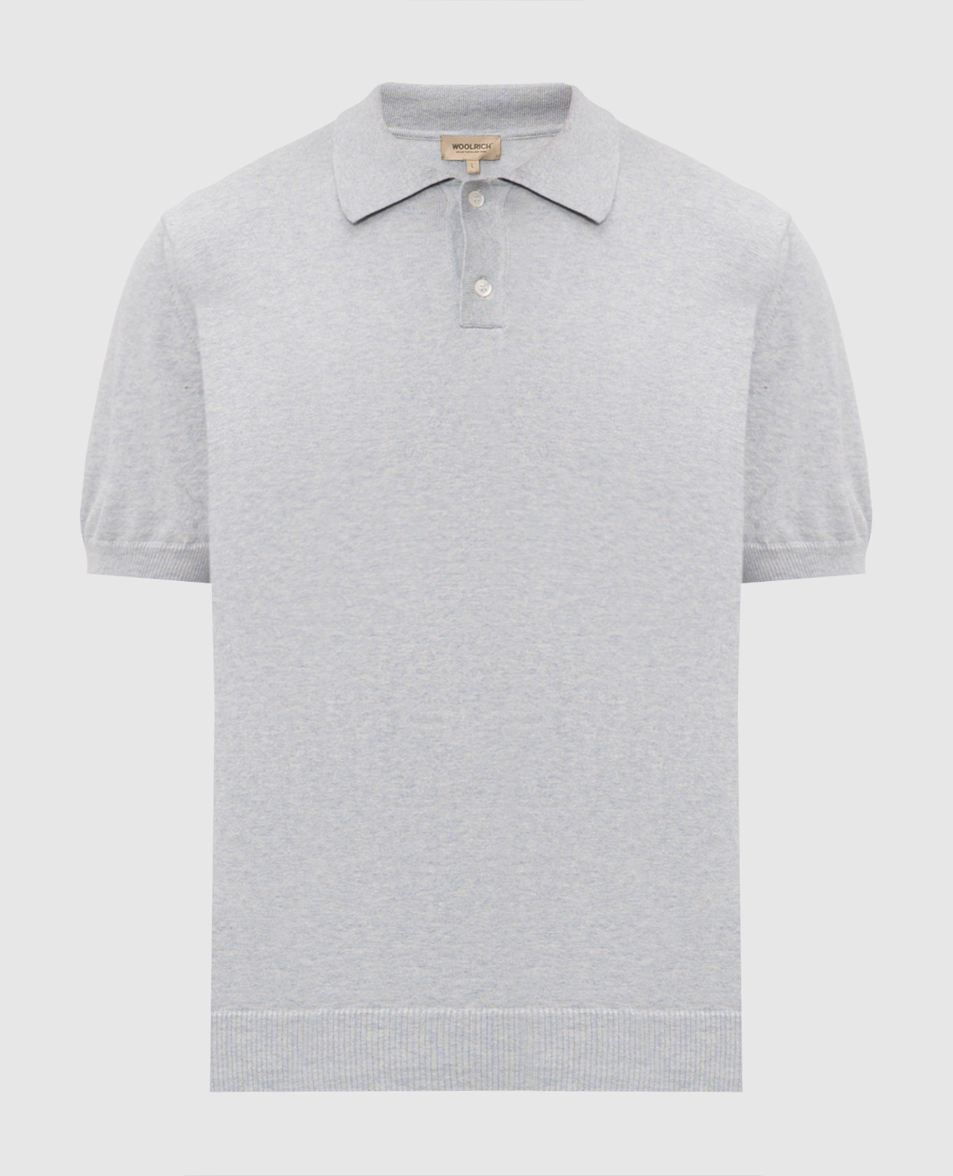 Голубое поло