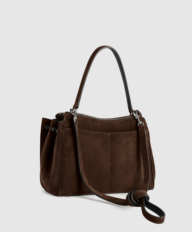 Balenciaga Коричнева замшева сумка Rodeo 7897792AB4G зображення 3
