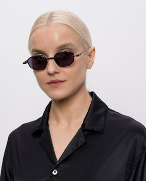 Kuboraum Чорні сонцезахисні окуляри H66 KRSH66RH0000004Y