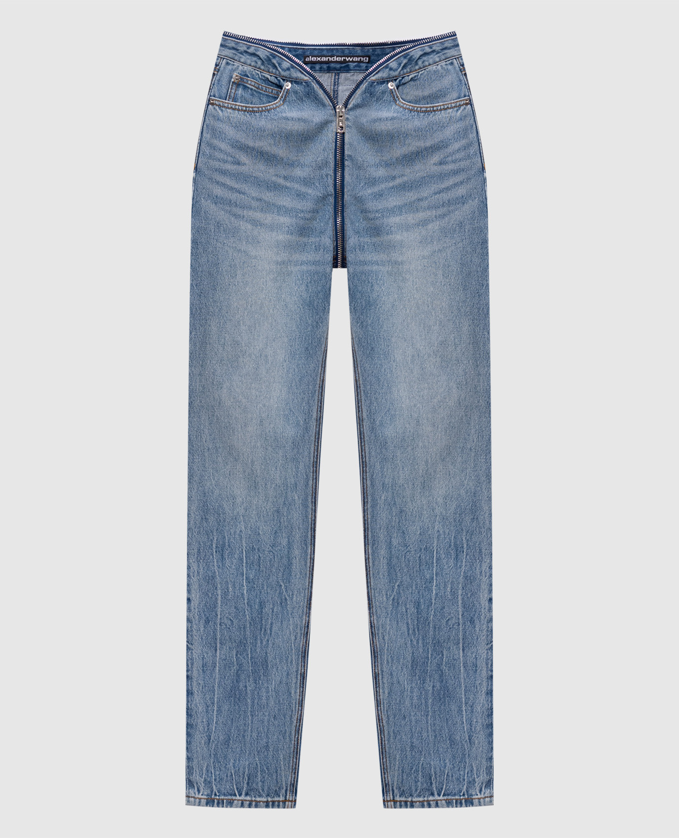 

Синие джинсы, Синий, Прямые джинсы