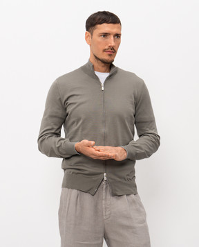 Brunello Cucinelli Кардиган цвета хаки M2900106