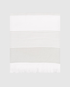 L'Appartement Білий рушник KARINA в смужку з бахромою KARINAPESTEMAL