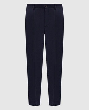 Peserico Сині штани з вовною R5422508274