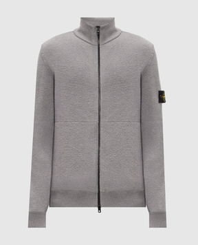 Stone Island Сірий кардиган з вовни L2S155100012S01C4