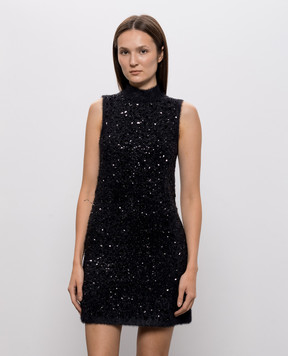 Twinset Черное платье мини 262TT3302