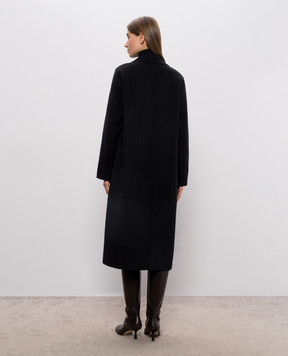 Woolrich Чорне пальто з вовни CFWWOU2217FRUT3792