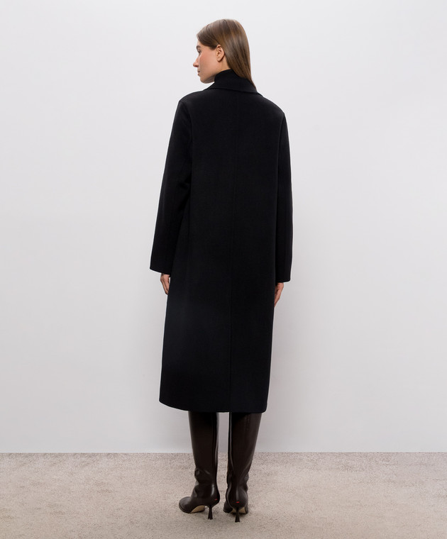 Woolrich Черное пальто из шерсти CFWWOU2217FRUT3792 изображение 3
