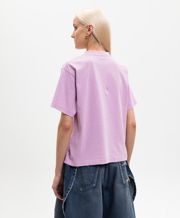 Balenciaga Рожева футболка Sacré Cœur 850990TUVE4 зображення 4