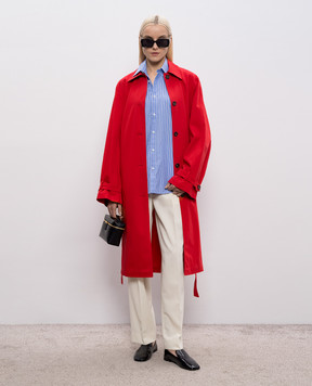 Toteme Красный плащ 261WRO0307FB0490