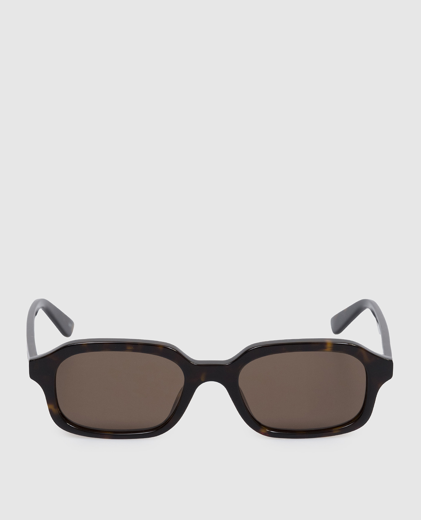 Коричневые солнцезащитные очки с эффектом черепахового панциря