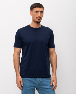 Pini Parma Синя футболка прямого крою TSHJERBL