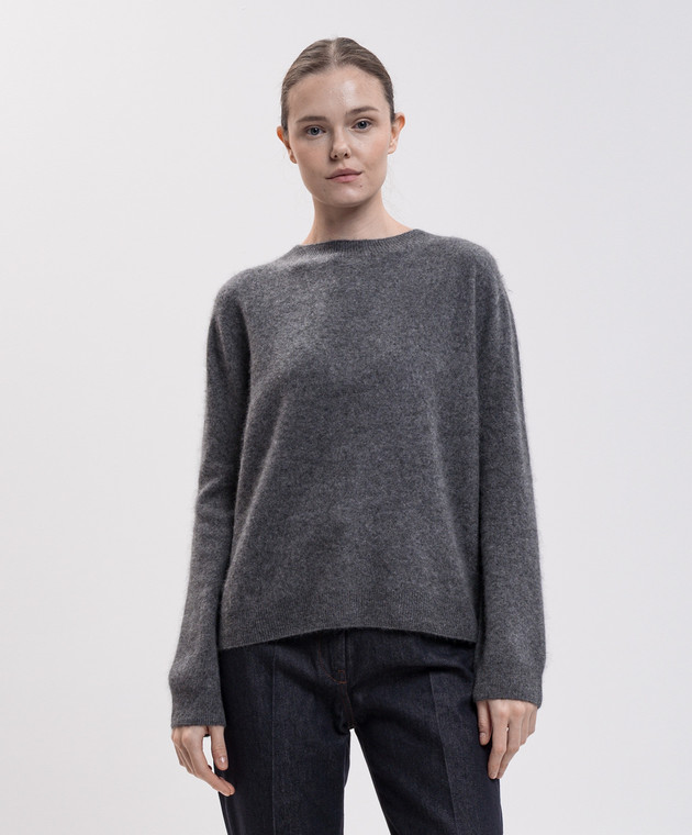 Max Mara Weekend Сірий светр ECO з вовни і кашеміру WKDECO зображення 3